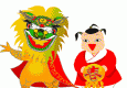 Thiệp Múa lân